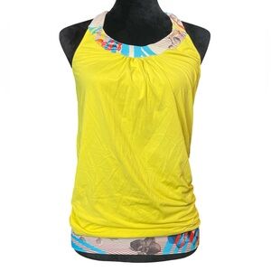 Hapari Vibrant Yellow Swim Halter Top